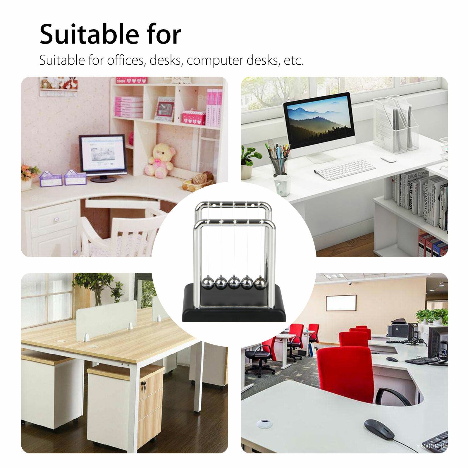 Newton’s Cradle Balance Ball Desk Toy