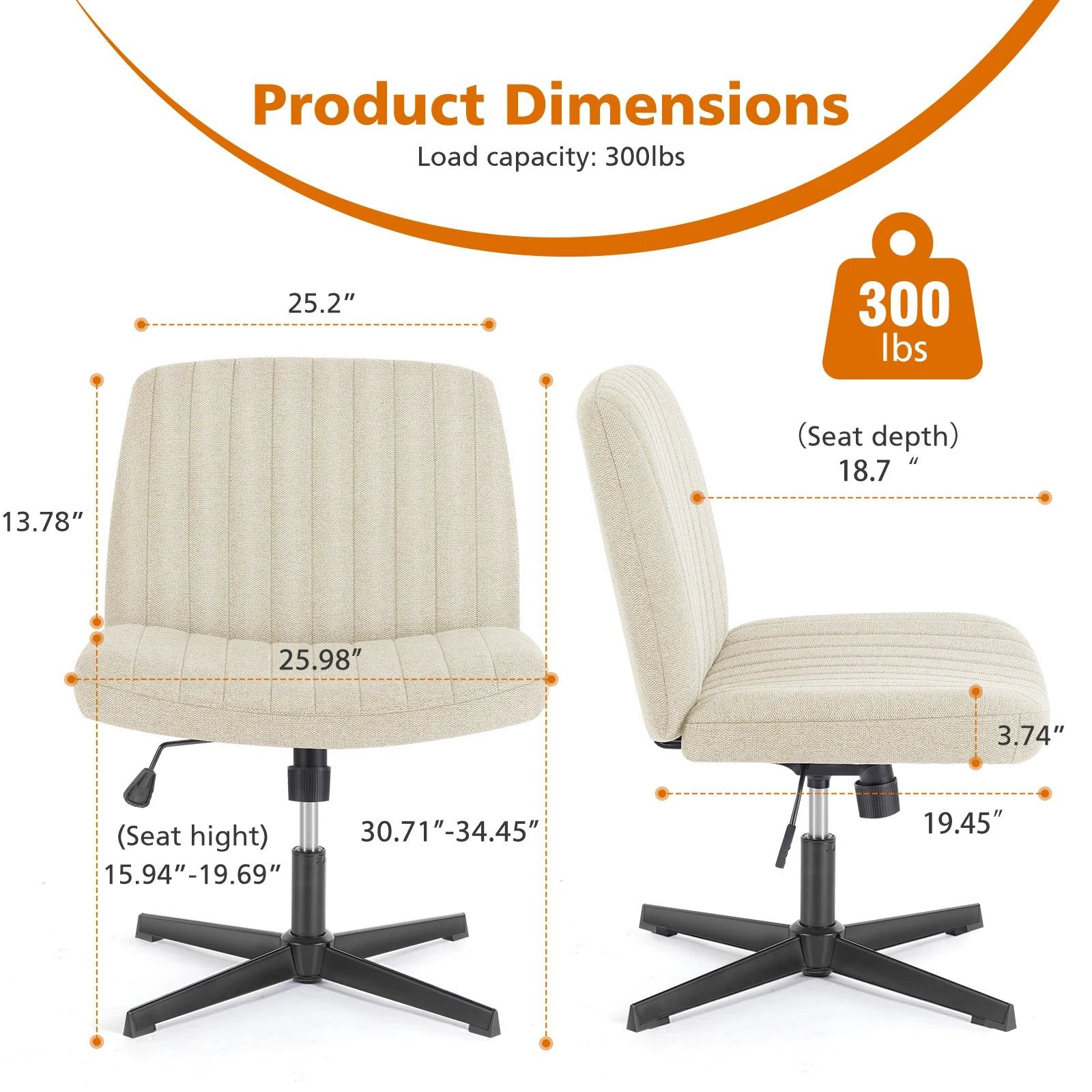 JHK cross-legged chair listing: