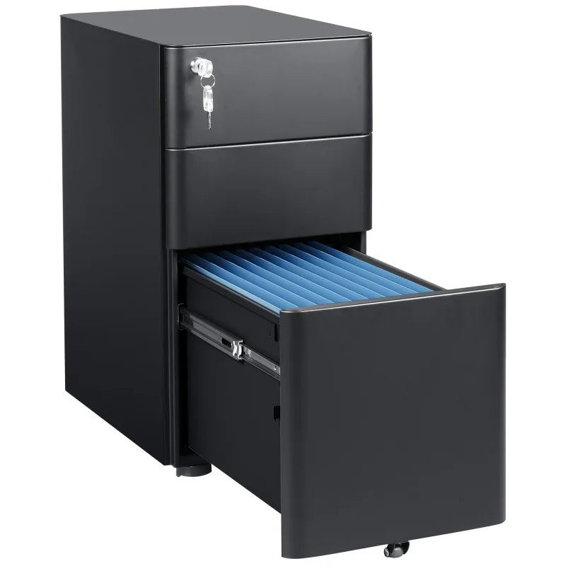 GALAXHERO 3-Drawer File Cabinet: