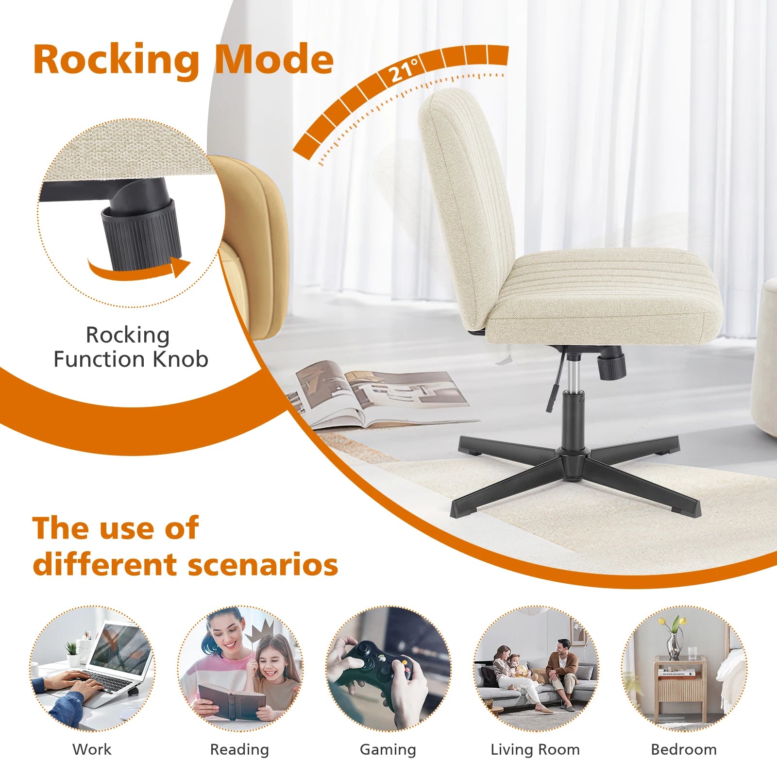 JHK cross-legged chair listing: