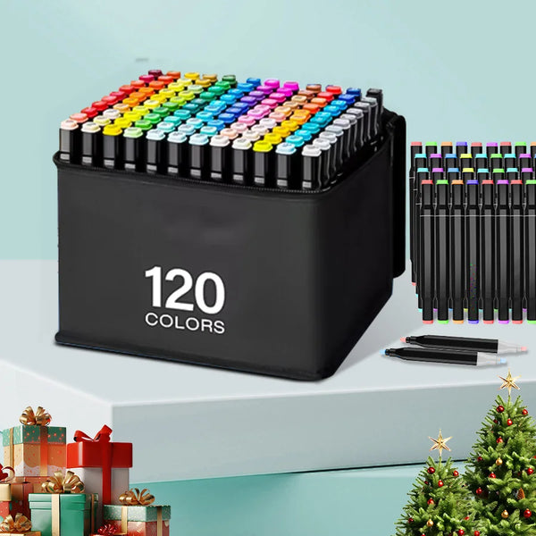 168-Color Double-Ended Alcohol Markers