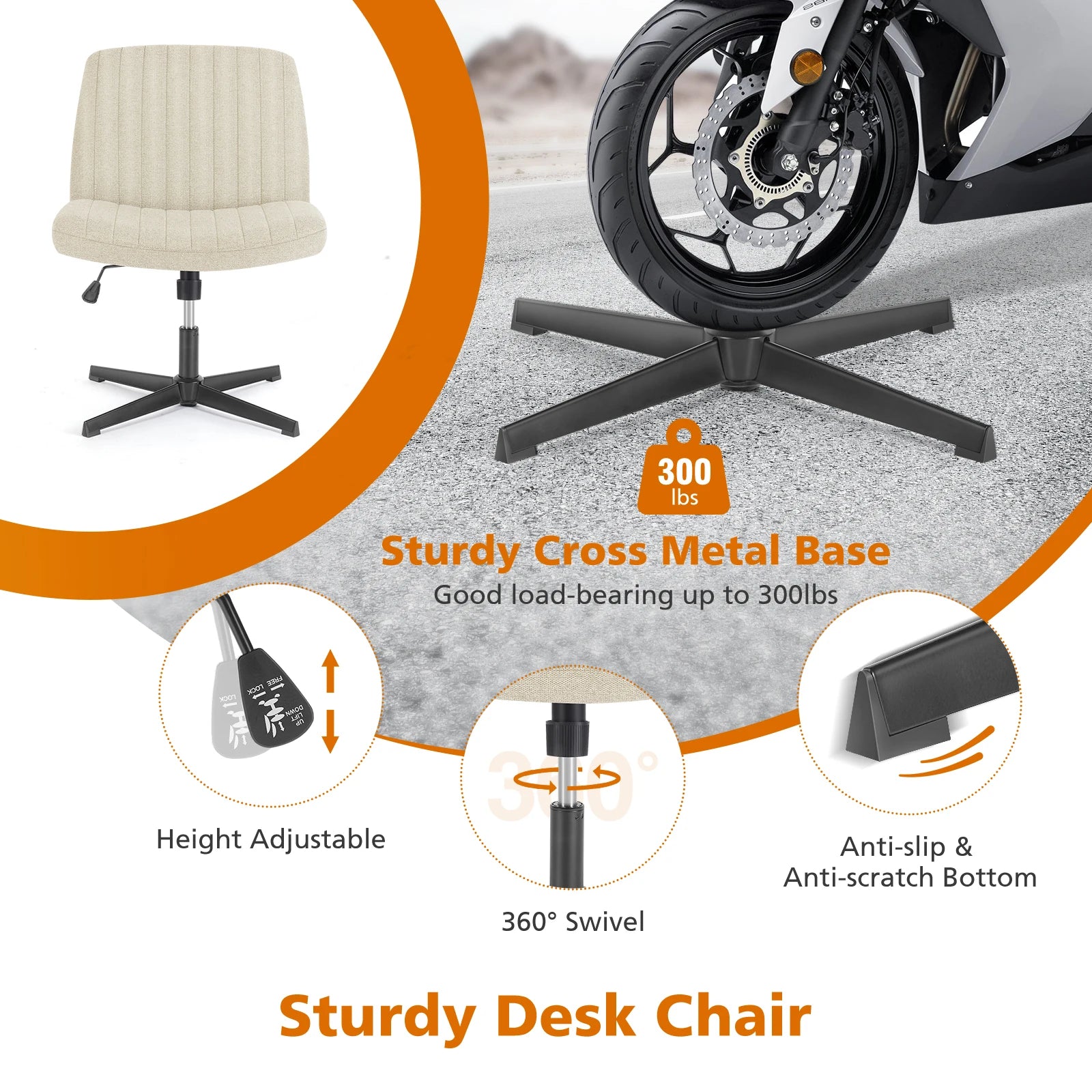 JHK cross-legged chair listing: