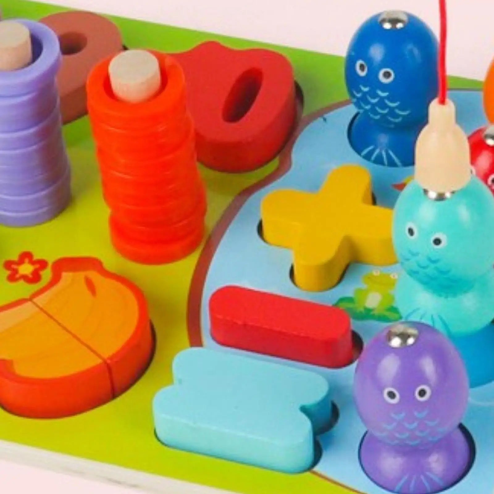 Wooden Counting & Math Puzzle Toy for Kids