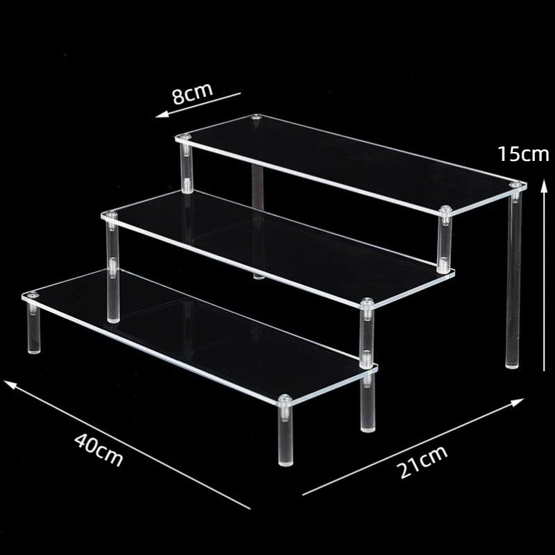 1–5 Tier Clear Acrylic Display Stand