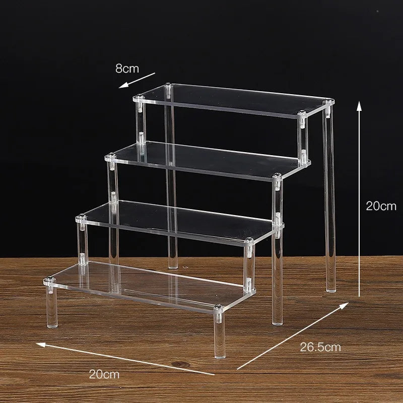 1–5 Tier Clear Acrylic Display Stand