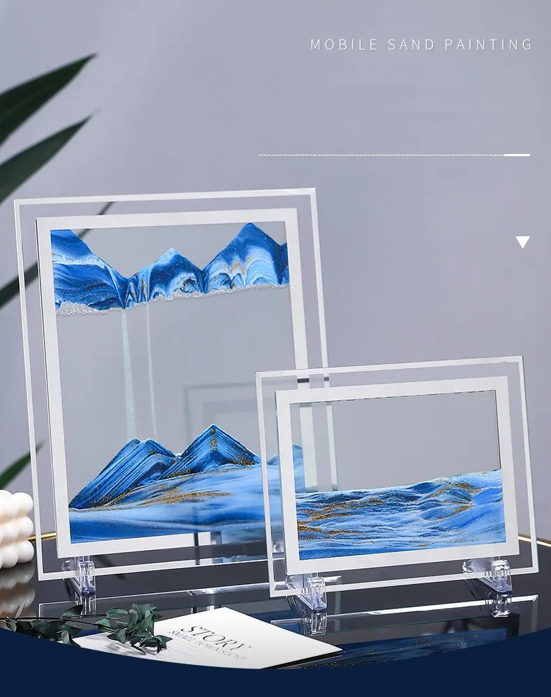 Square 3D Moving Sand Art Frame