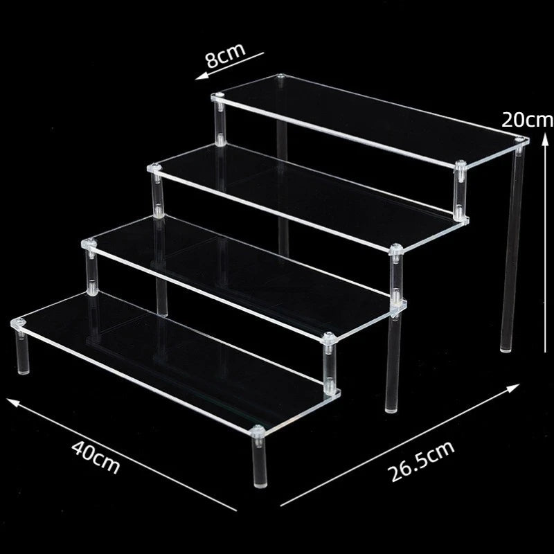1–5 Tier Clear Acrylic Display Stand