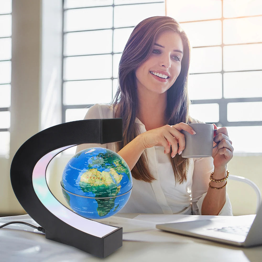Floating Magnetic Globe LED Lamp