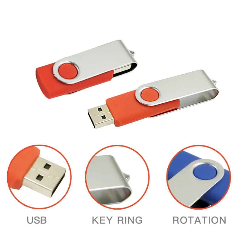 Custom Logo Metal Key USB Flash Drive