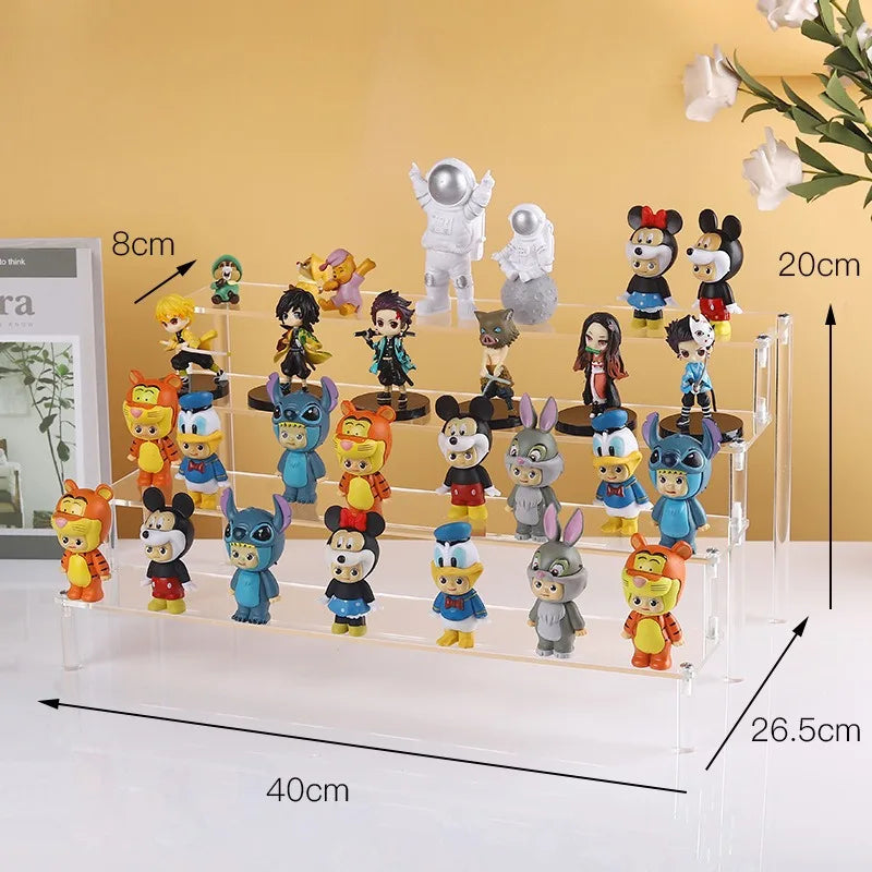 1–5 Tier Clear Acrylic Display Stand