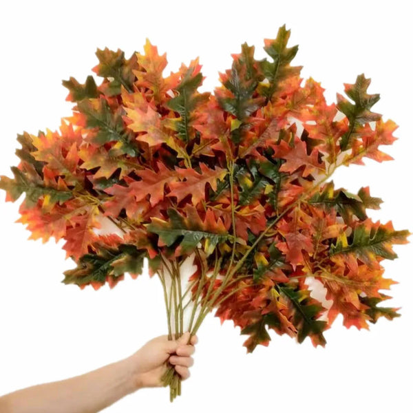 12PCS Artificial Oak Tree Branches