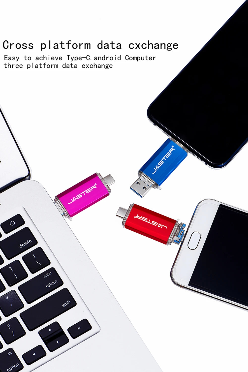 Multifunction OTG USB 3.0 Metal Flash Drive