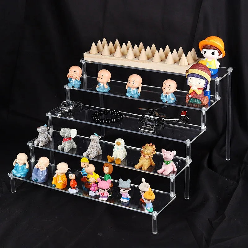 1–5 Tier Clear Acrylic Display Stand