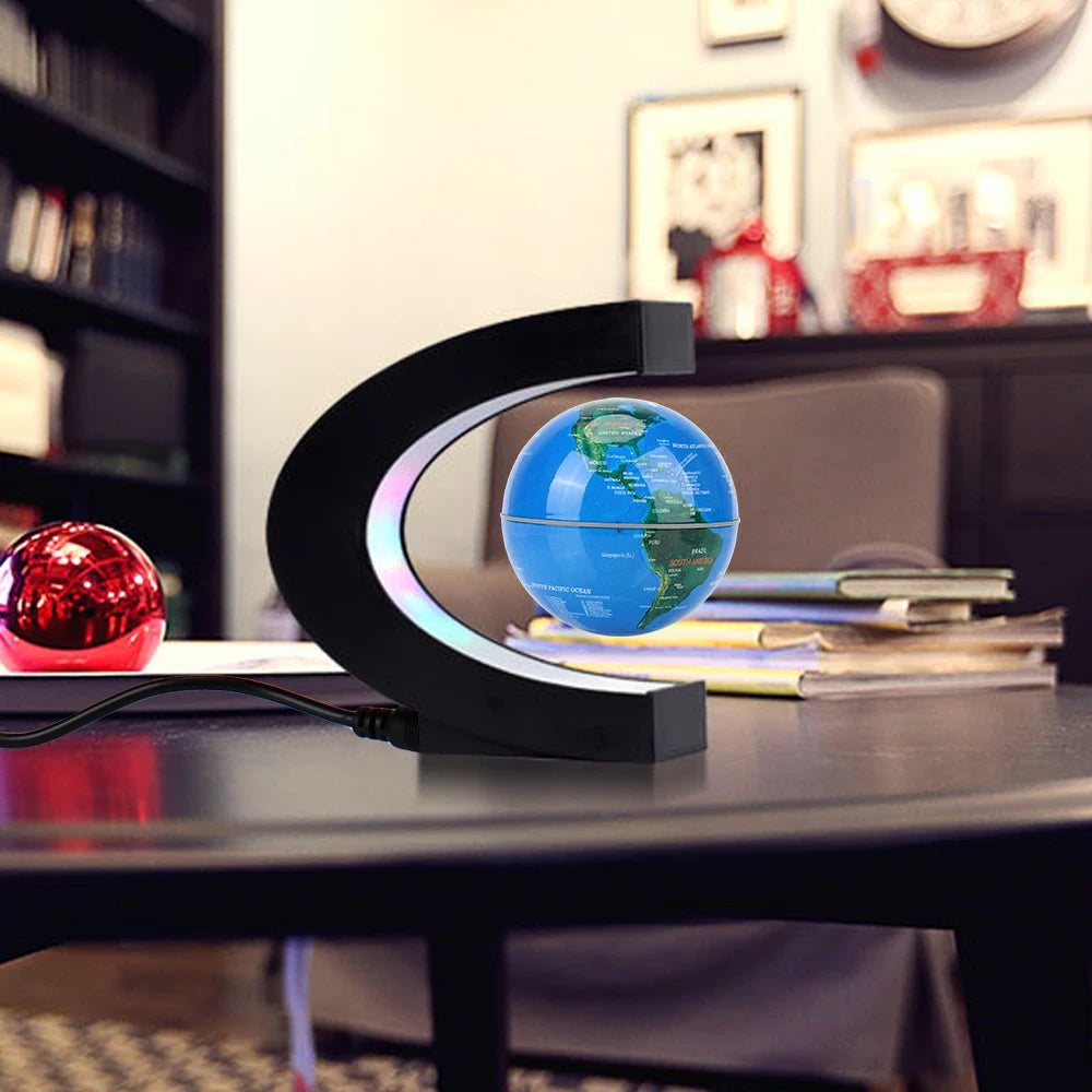 Floating Magnetic Globe LED Lamp