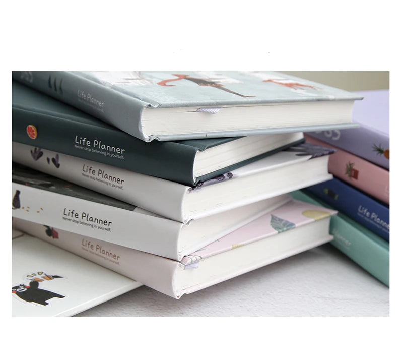 2025 A6 Cute Magnetic Buckle Planner