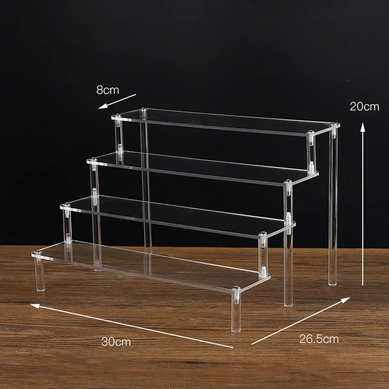 1–5 Tier Clear Acrylic Display Stand
