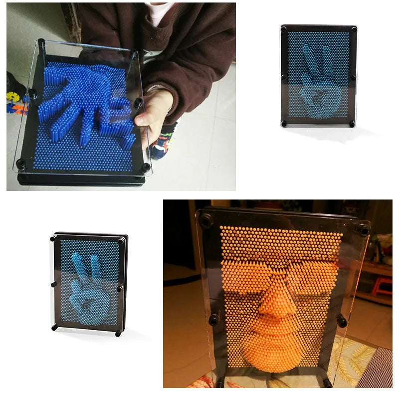 3D Pin Art Sculpture Desk Toy
