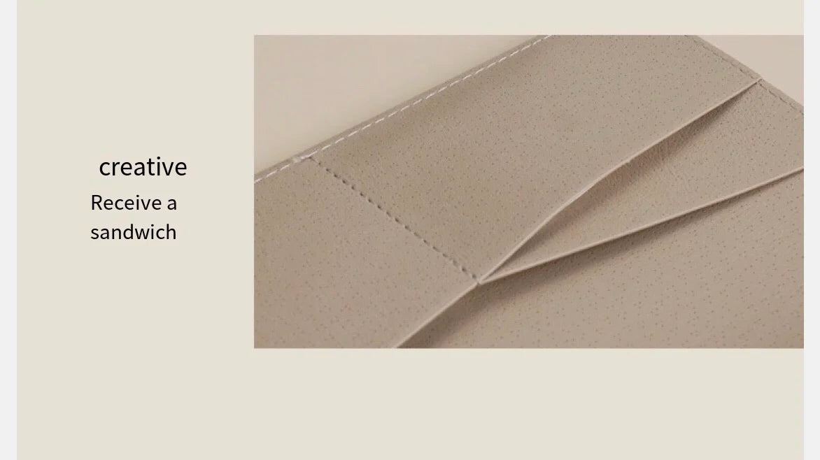 A5 PU Leather Refillable Notebook Planner.