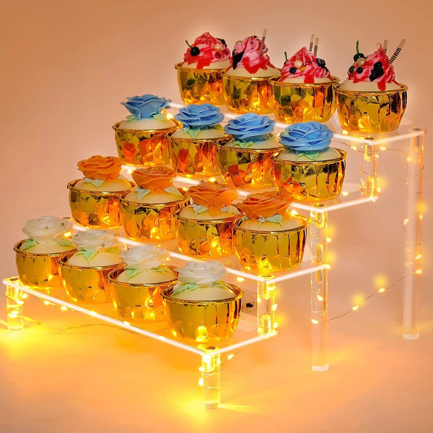 1–5 Tier Clear Acrylic Display Stand