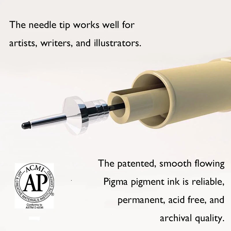Sakura Pigma Micron Fineliner – 1PCS Black Waterproof Drawing Pen