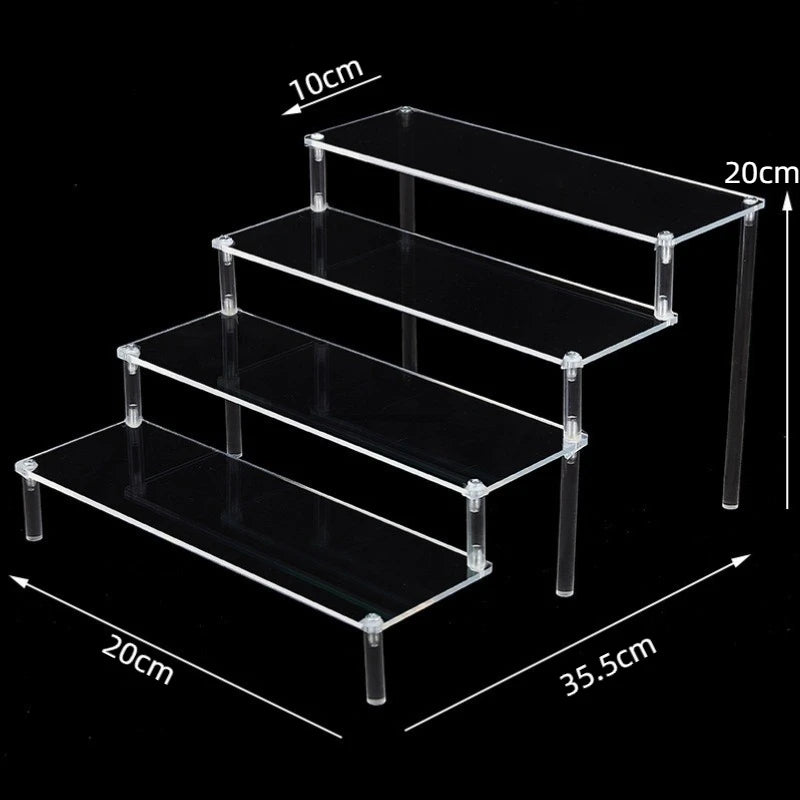 1–5 Tier Clear Acrylic Display Stand