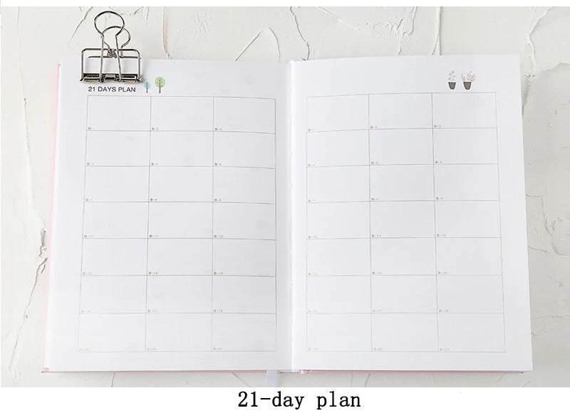 2025 A6 Cute Magnetic Buckle Planner