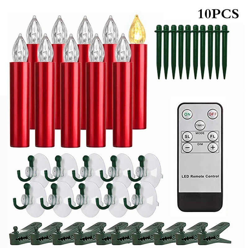 LED Flickering Window Candle