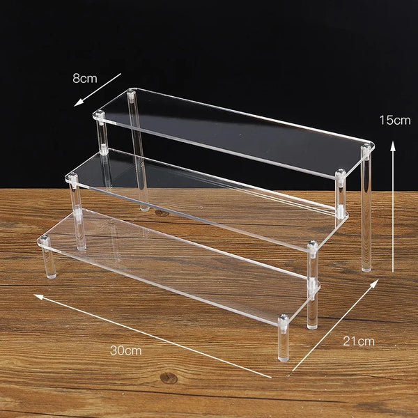 1–5 Tier Clear Acrylic Display Stand