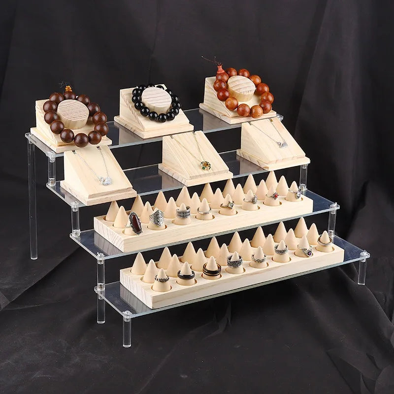 1–5 Tier Clear Acrylic Display Stand