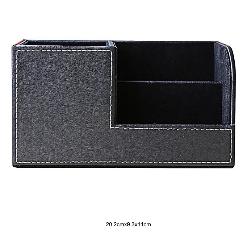PU Leather Desk Organizer