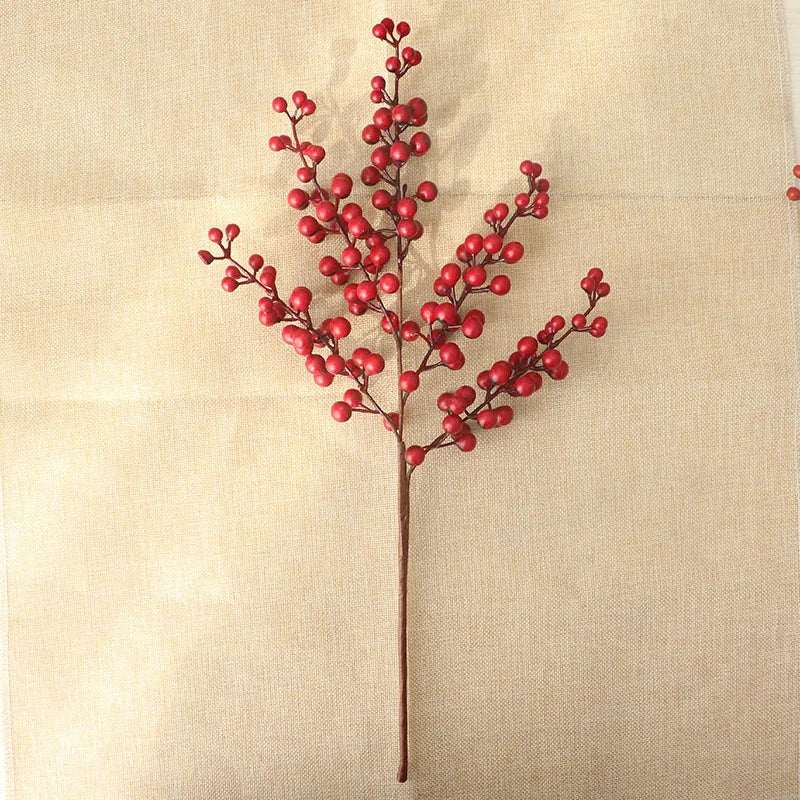 Artificial Red Berry Branch