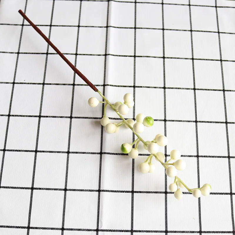 Artificial Red Berry Branch