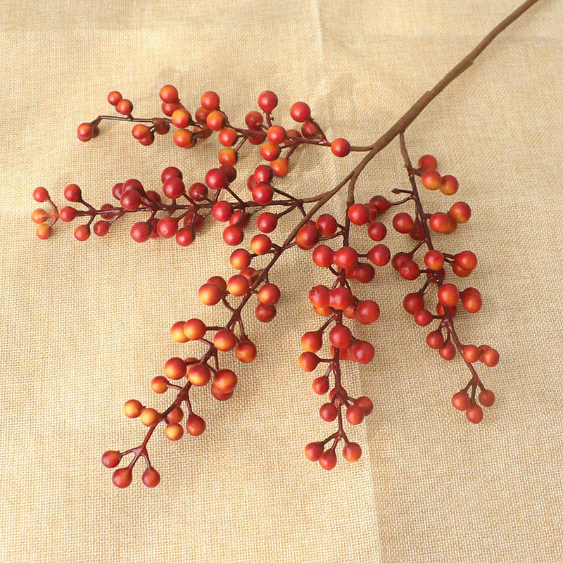 Artificial Red Berry Branch