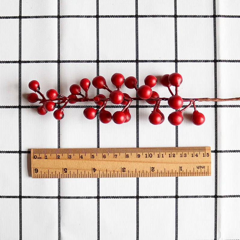 Artificial Red Berry Branch
