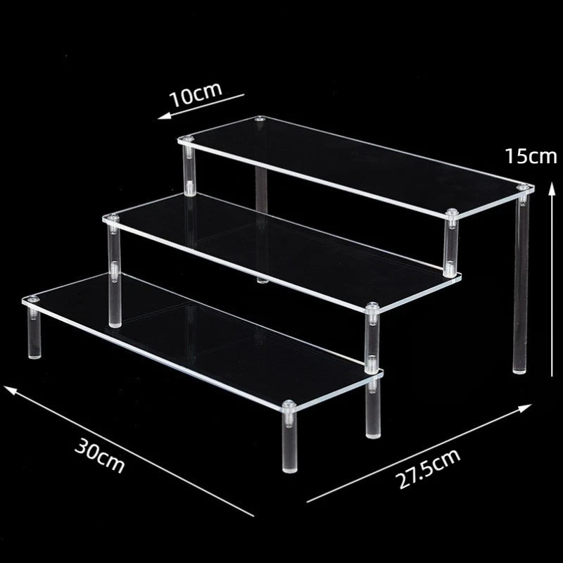 1–5 Tier Clear Acrylic Display Stand