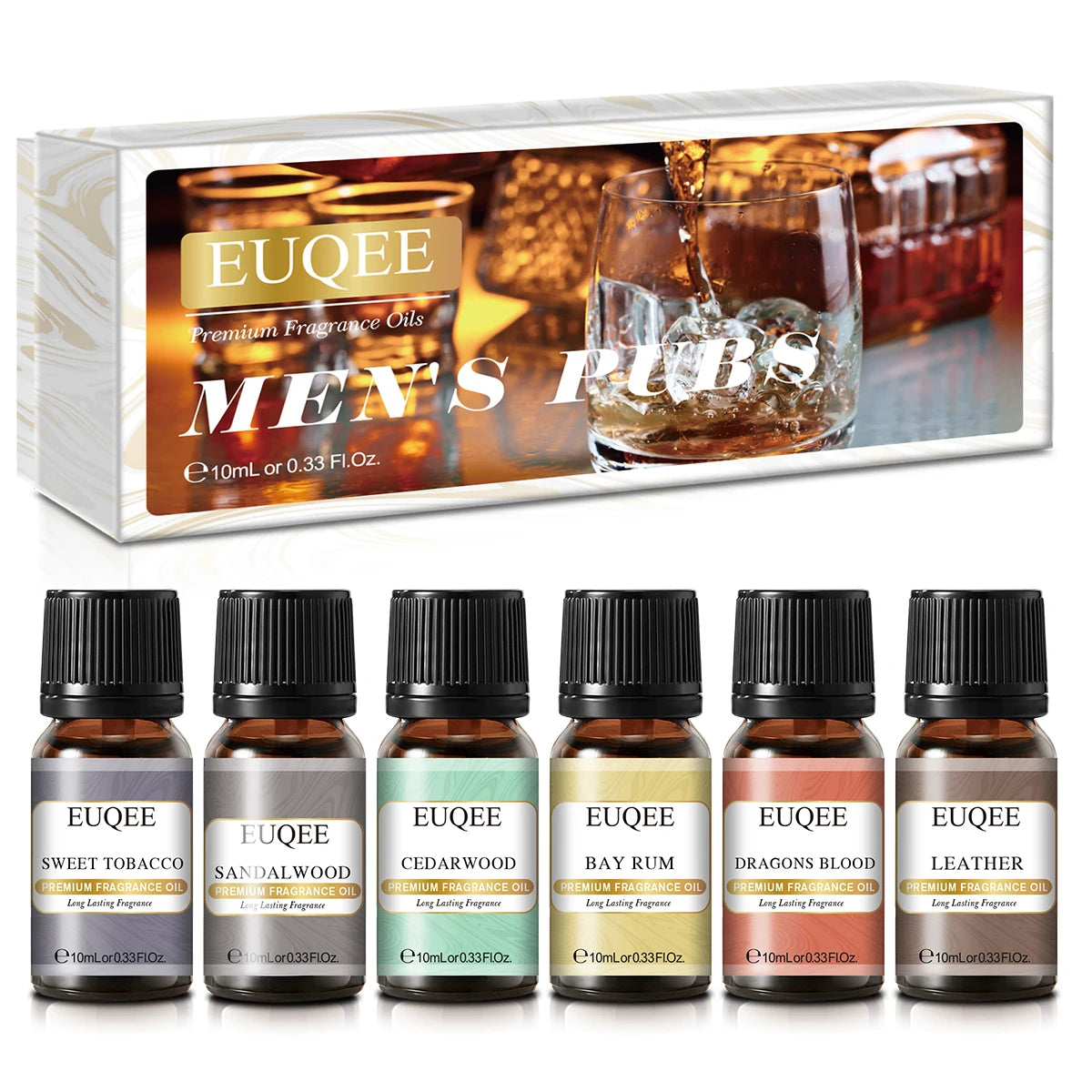 EUQEE 6-Piece Fragrance Oil Gift Set for Diffusers