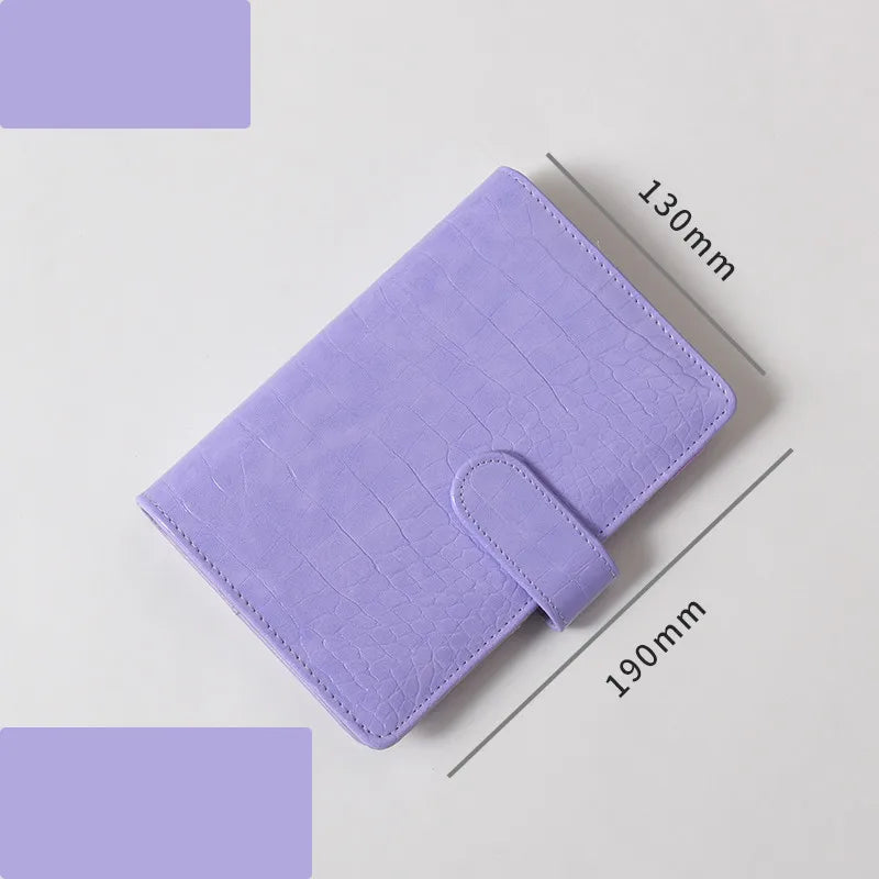 A6/A5 Macaroon PU Leather Binder Cover