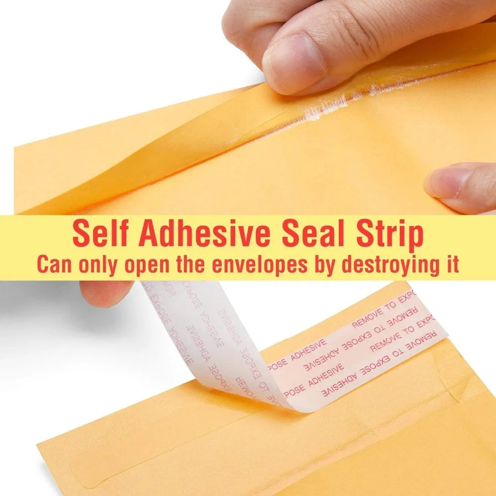 15 Sizes Padded Mailers for Shipping & Storage