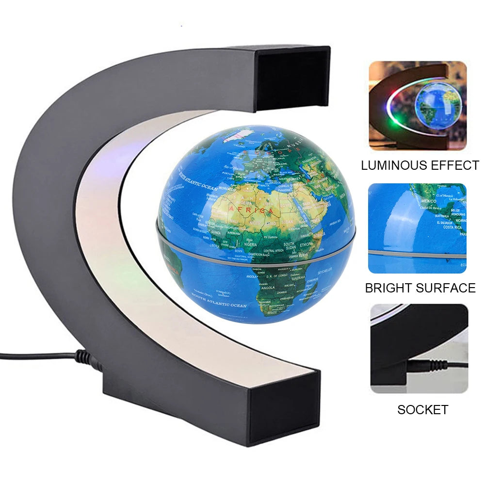 Floating Magnetic Globe LED Lamp