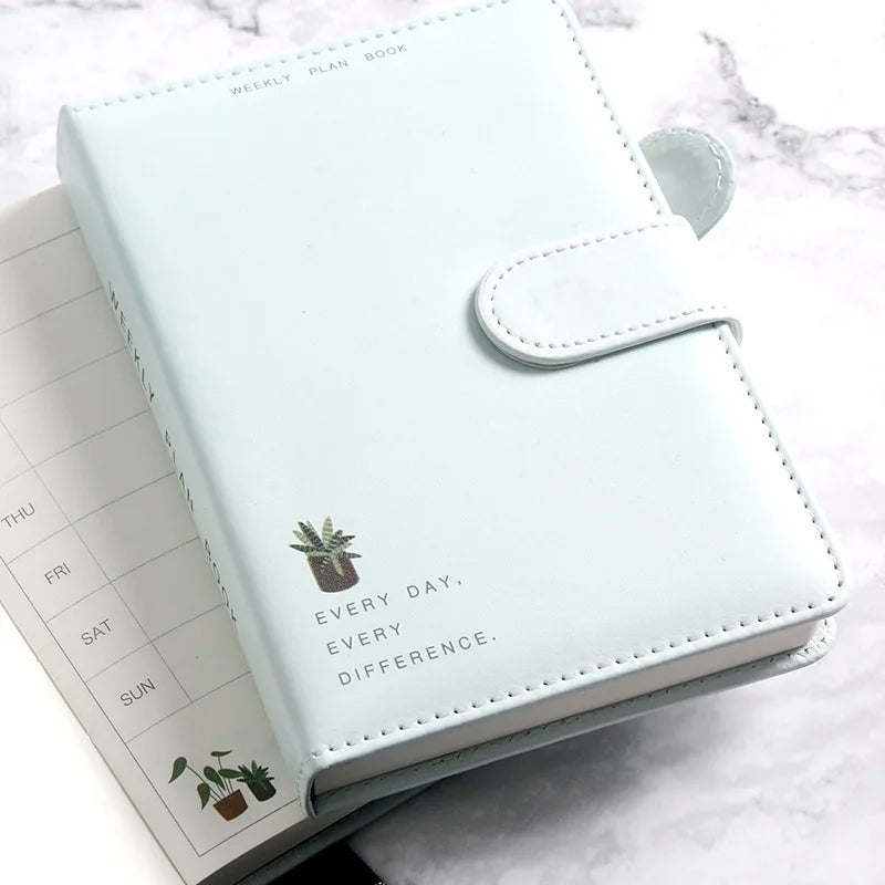 2025 A6 Cute Magnetic Buckle Planner