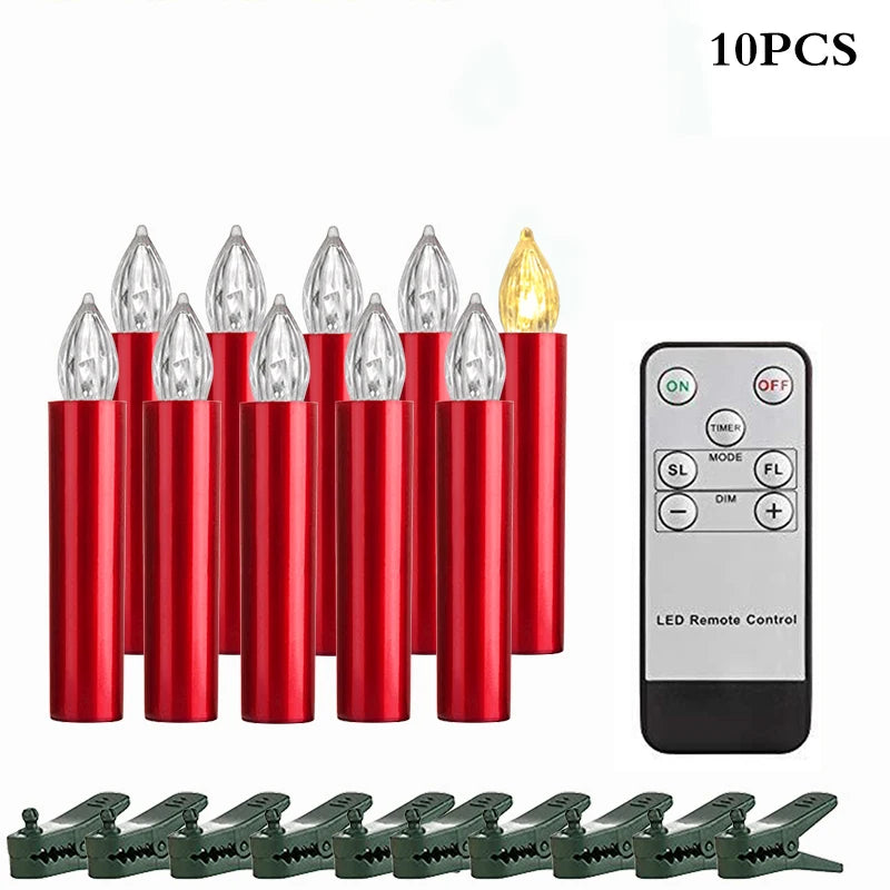 LED Flickering Window Candle