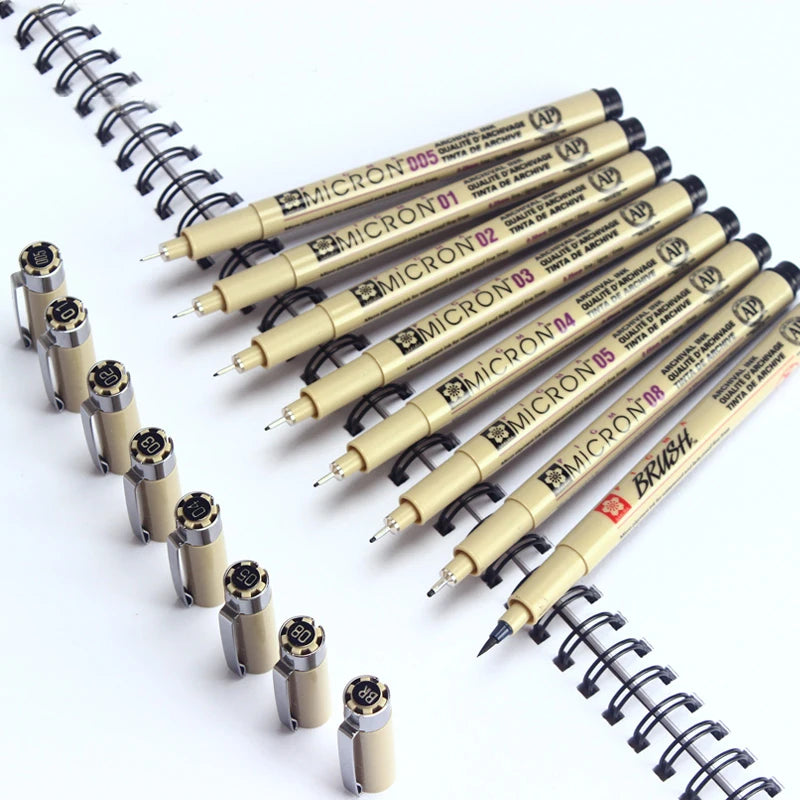Sakura Pigma Micron Fineliner – 1PCS Black Waterproof Drawing Pen