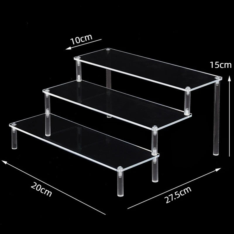 1–5 Tier Clear Acrylic Display Stand