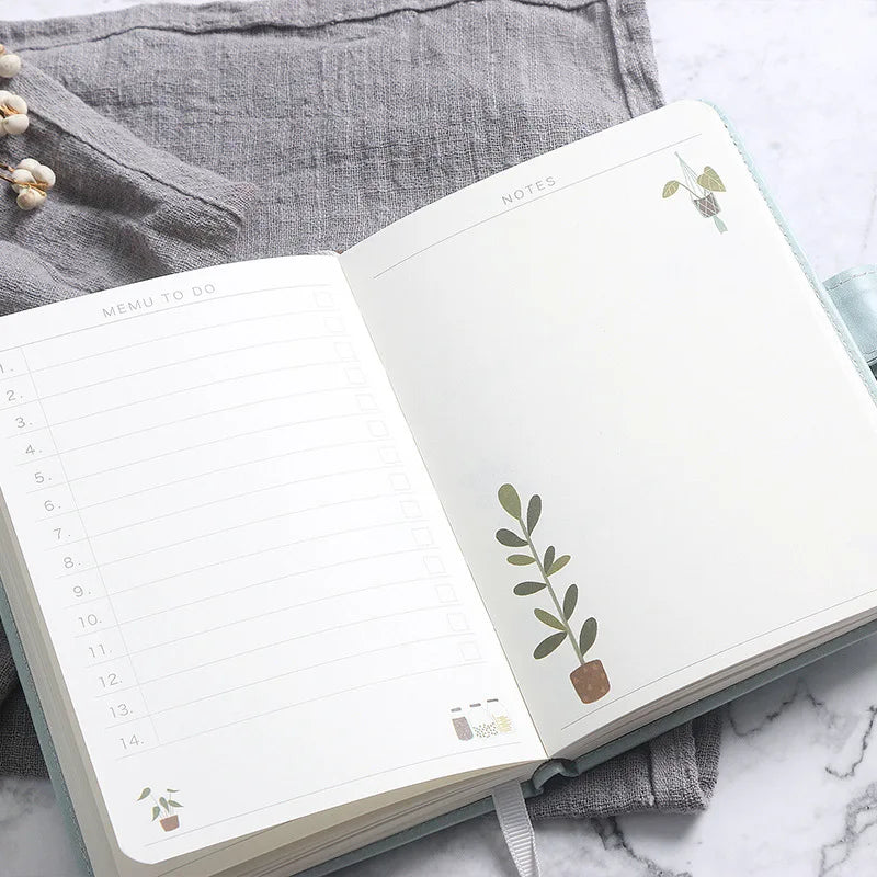 2025 A6 Cute Magnetic Buckle Planner