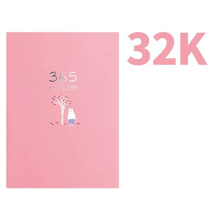 2025 A6 Cute Magnetic Buckle Planner