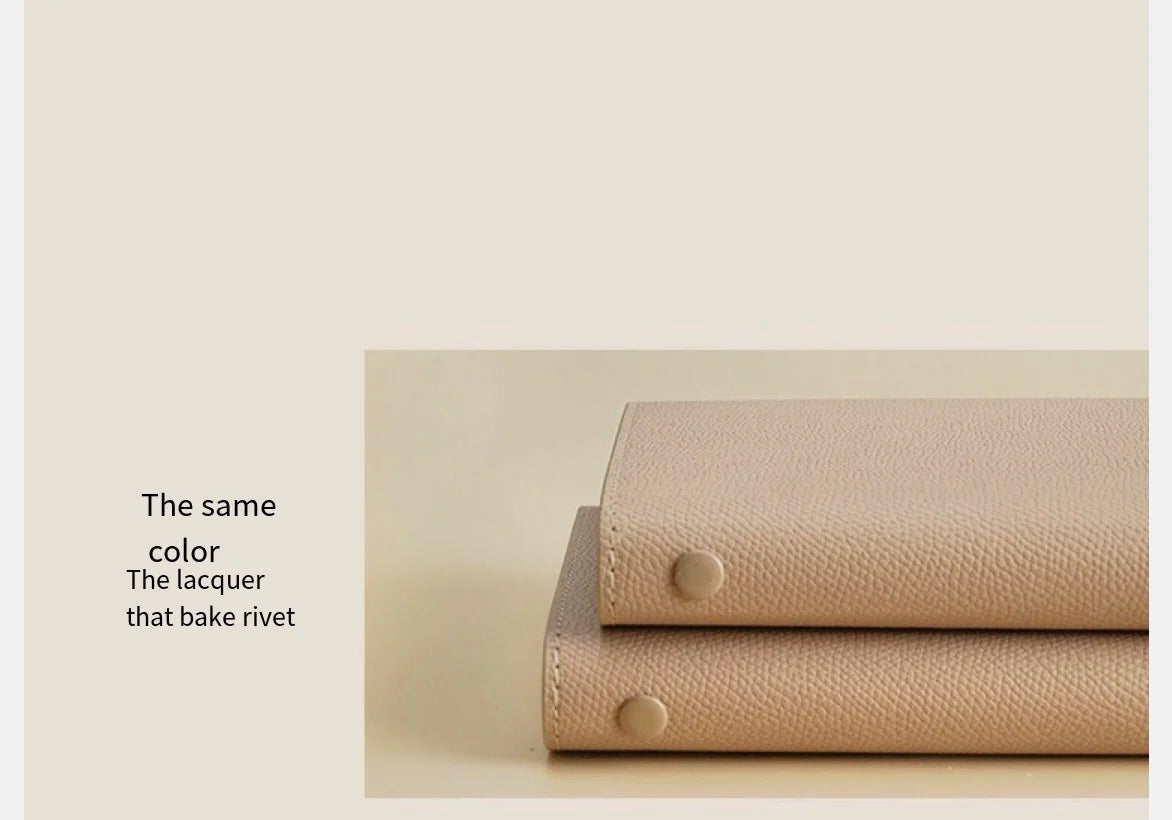 A5 PU Leather Refillable Notebook Planner.