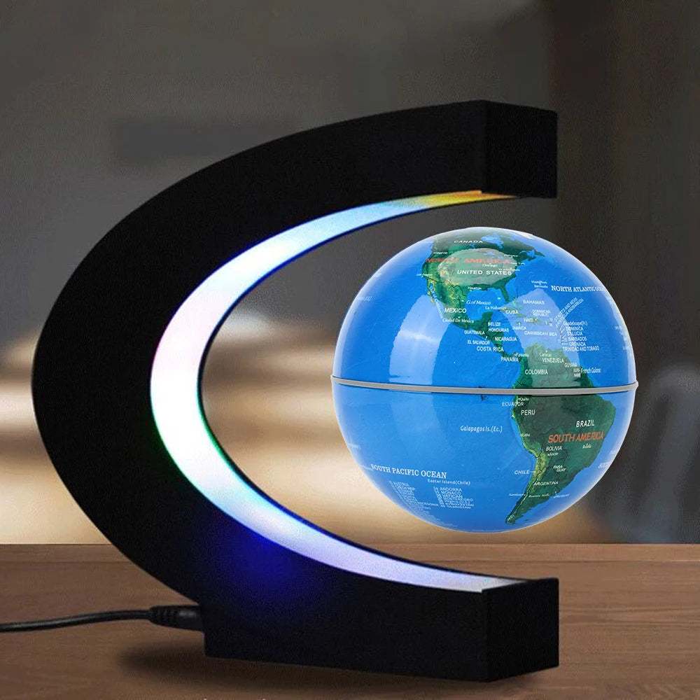 Floating Magnetic Globe LED Lamp