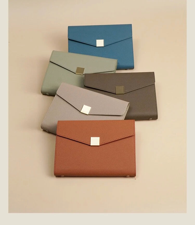 A5 PU Leather Refillable Notebook Planner.