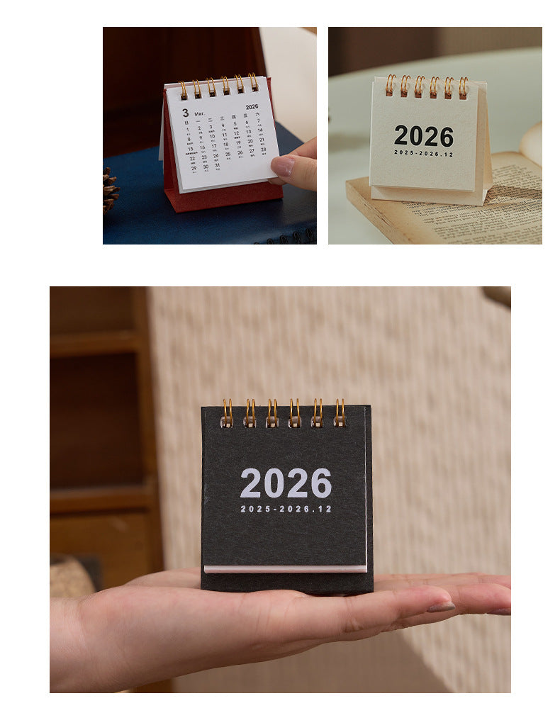 2026 Mini Desk Calendar