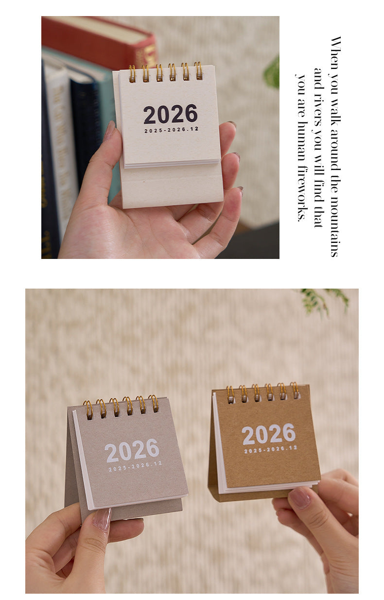 2026 Mini Desk Calendar